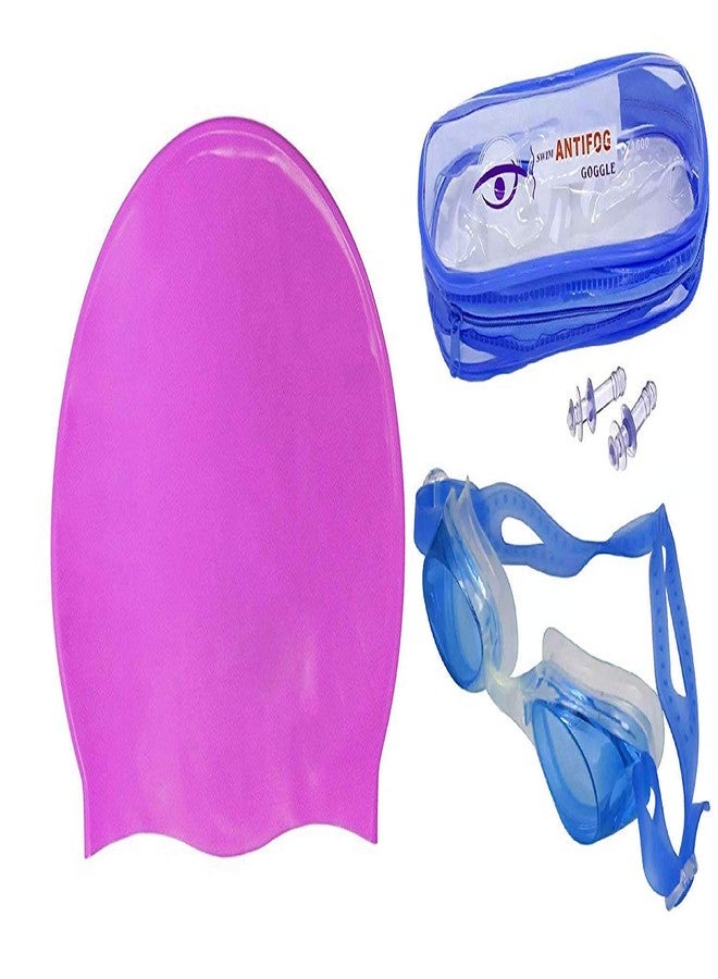 غلان مجموعة ملحقات حمام السباحة للأطفال من جلان، قابلة للنفخ، مناسبة لفصل الصيف، ملحقات حمام السباحة الشاطئية، ألعاب مائية ممتعة للكبار (نظارات سباحة وقبعة) - Image 1